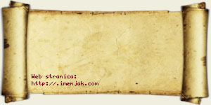 Javor Terzić vizit kartica